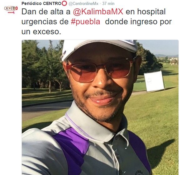 Reportan hospitalización de Kalimba en Puebla - kalimba-centro