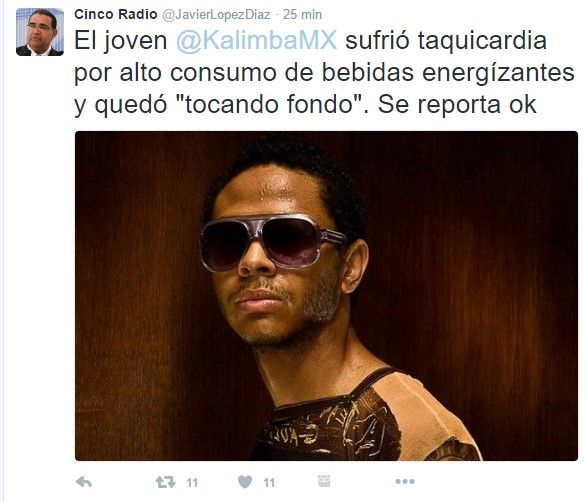 Reportan hospitalización de Kalimba en Puebla - kalimba-cinco-radio