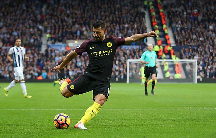 Manchester City aplasta 4-0 al West Bromwich con doblete de Agüero - man-city-triunfo-kun