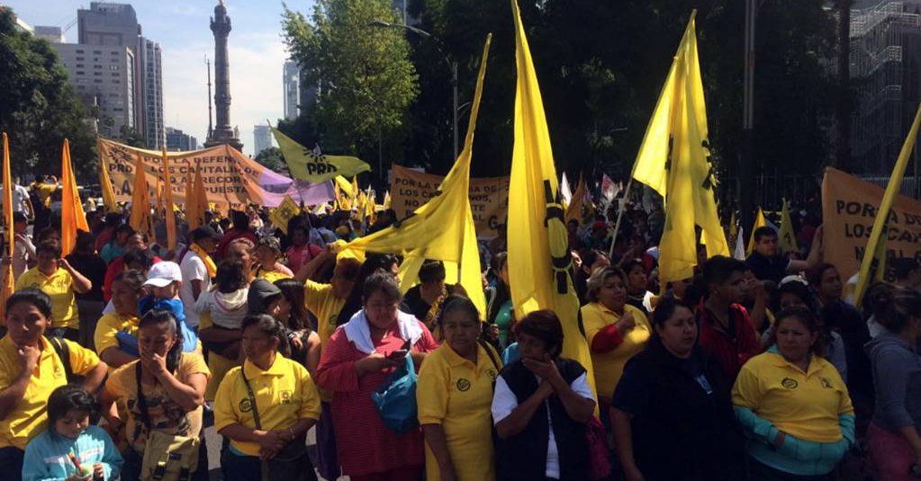 Marcha el PRD en la Ciudad de México
