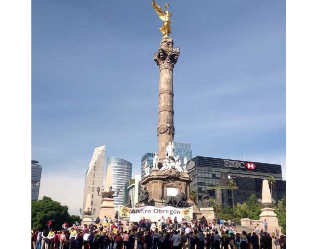 Marcha el PRD en la Ciudad de México - marcha-prd