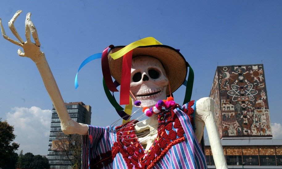 Policía capitalina vigilará festivales de Día de Muertos en la UNAM