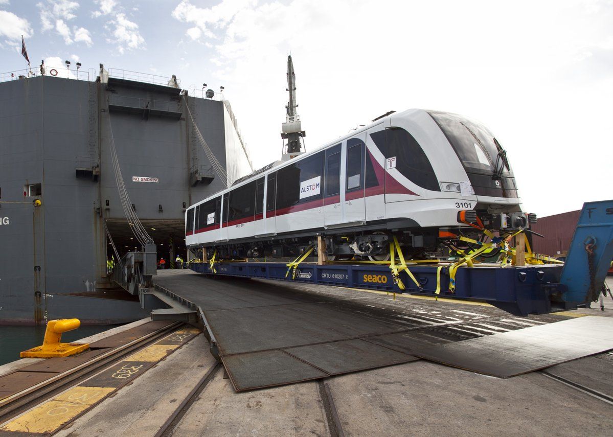 Envían de España primer tren del nuevo metro de Guadalajara