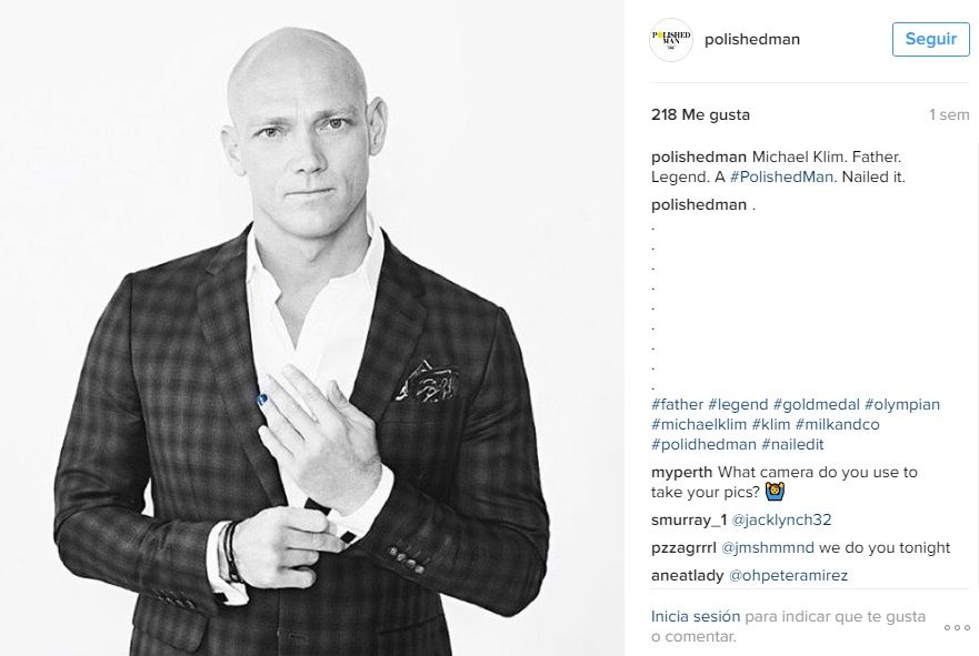 La razón por la que hombres se pintan las uñas en Instagram - michael-klim