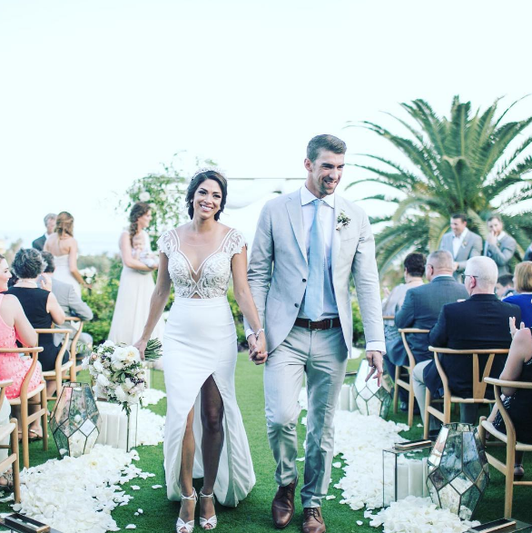 Michael Phelps comparte fotos de su boda en playa mexicana - michael-phelps