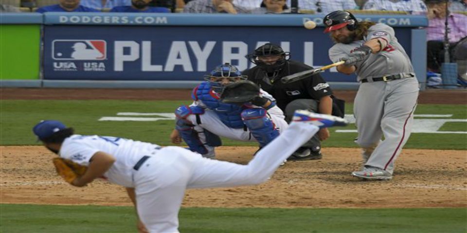 Washington toman ventaja 2-1 en la serie ante Dodgers
