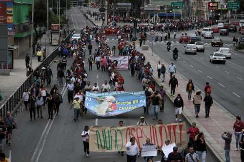 Campesinos inician recorrido hasta la Ciudad de México - oaxaca-2