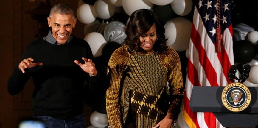 Los Obama bailan Thriller en su último Halloween en la Casa Blanca