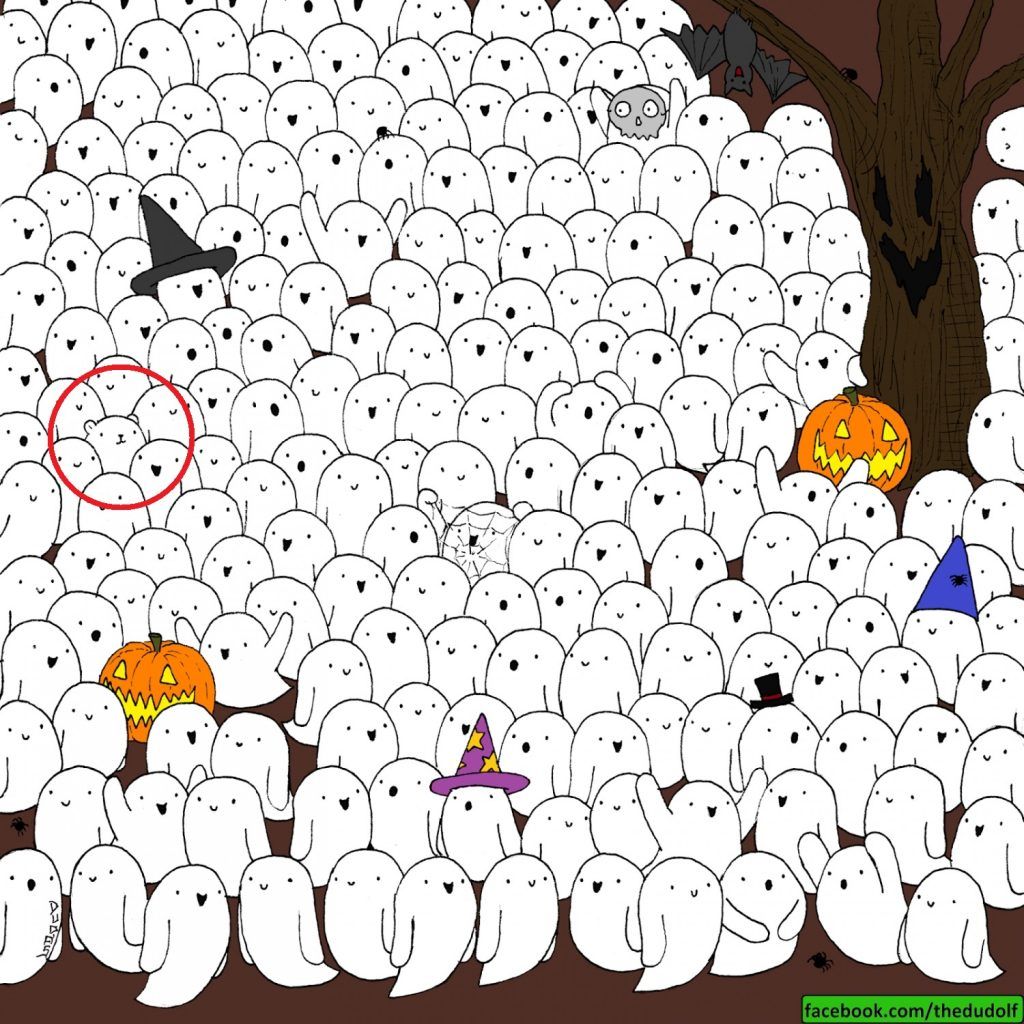 Encuentre al oso polar entre los fantasmas - oso-polar-1-1024x1024