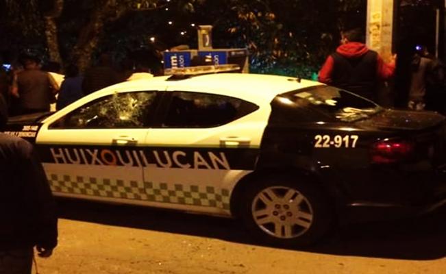 Cuatro detenidos tras intento de linchamiento en Huixquilucan - patrulla-huixquilucan