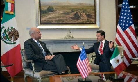 Peña Nieto se reúne con Jeh Johnson