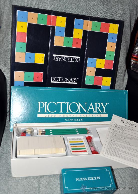 Veinte juegos de mesa clásicos de los noventa - pictionary