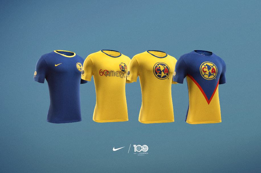 América lanza playeras conmemorativas de sus 100 años