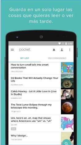 Pocket, la app que ayuda a guardar notas y videos - pocket-1