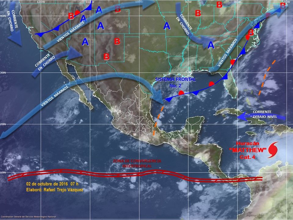 Persisten lluvias en la mayor parte del país - pronostico-0209