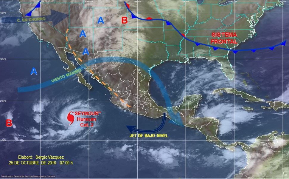 Se esperan lluvias muy fuertes en Veracruz y Chiapas - pronostico-2510