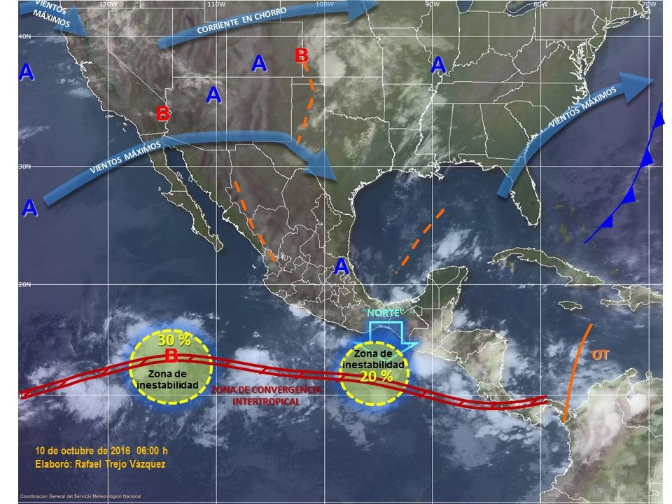 El frente frío 3 continuará bajando las temperaturas en varios estados del país - pronóstico-1010-2