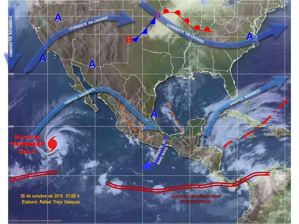 Continuarán las lluvias en la mayor parte de México - pronóstico-2610