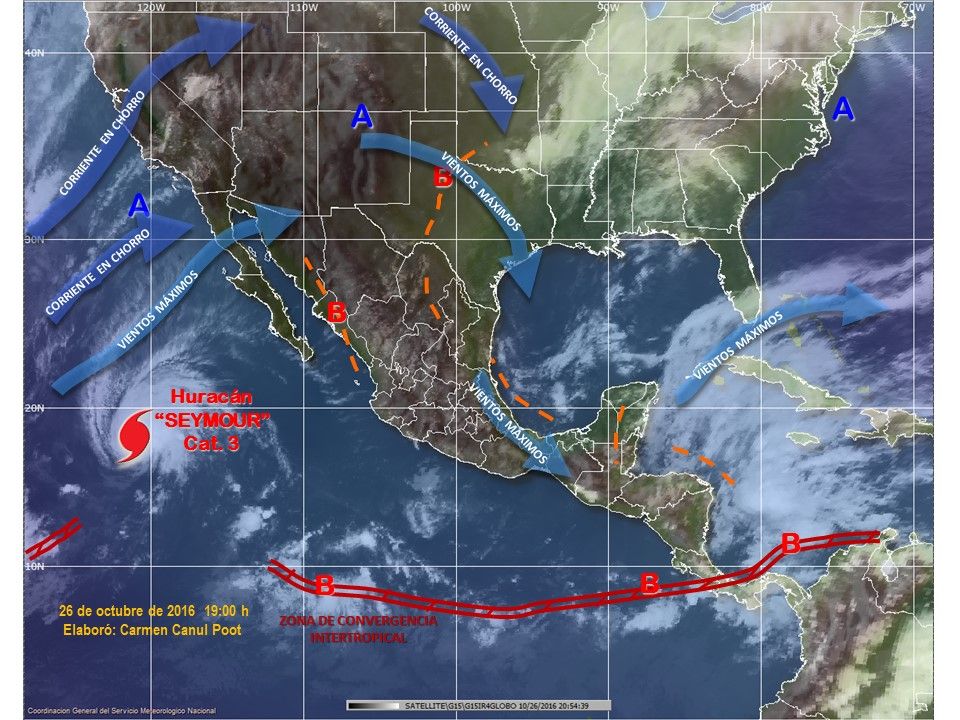 Tormentas muy fuertes afectarán el sureste del país - pronóstico-2710