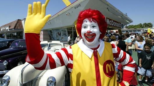 Limitarán apariciones del payaso Ronald McDonald