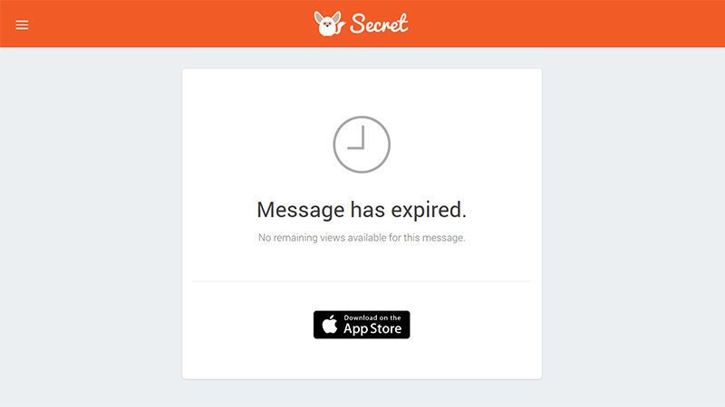 Aplicaciones para enviar mensajes que se autoeliminan - secret