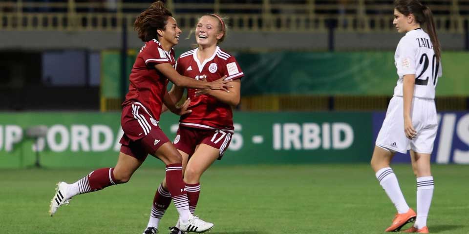 México golea y avanza en Mundial femenil sub 17