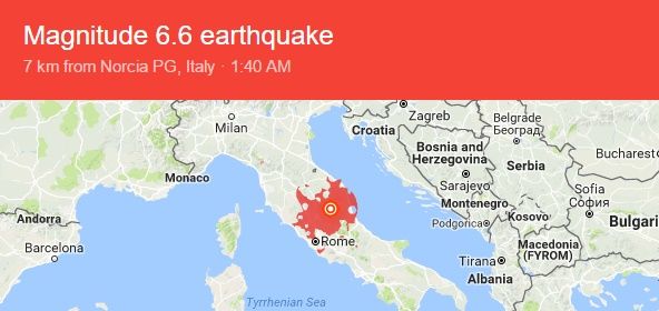 SRE ofrece ayuda a mexicanos en Italia tras sismo