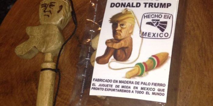 Fabrican balero en forma de Donald Trump en Coahuila