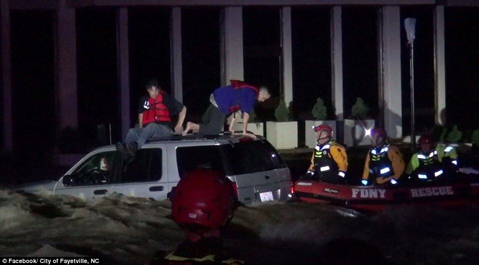 La devastación de Matthew en Estados Unidos - usa30facebook