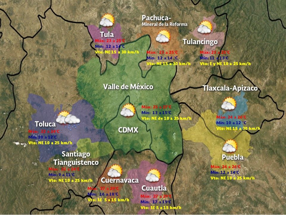 Continuarán las lluvias en varios estados de México - vdm1410