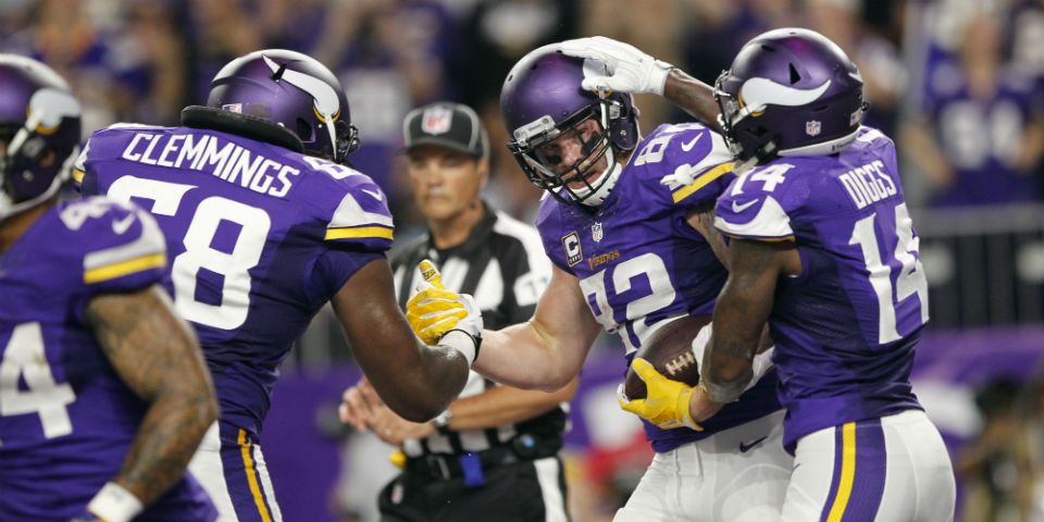 Vikingos frenan a Beckham y vencen a los Giants