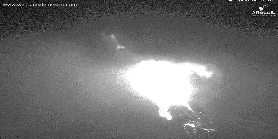 En vivo: actividad del Volcán de Colima