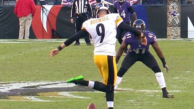 Video: pateador no le atina al balón y Pittsburgh pierde el partido