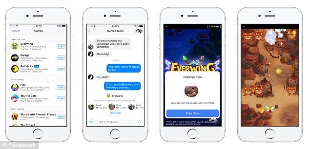 Usuarios de Messenger podrán jugar Pac-Man en la aplicación - 3ADADE6900000578-3982488-Facebook_is_adding_the_ability_to_play_games_with_friends_throug-m-37_1480438830928
