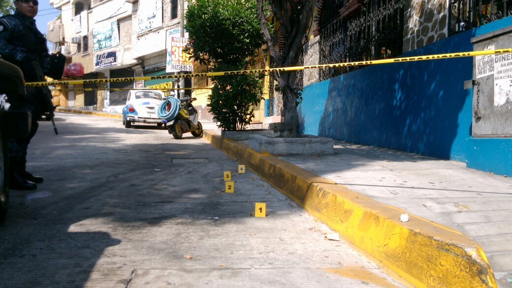 Balacera en taquería de Acapulco