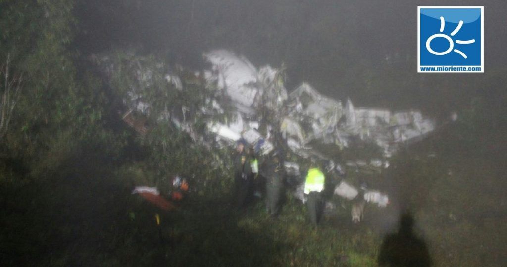 ¿Un fantasma ayudó en el rescate de los jugadores de Chapecoense? - Avión-Chapecoense-2-1024x539
