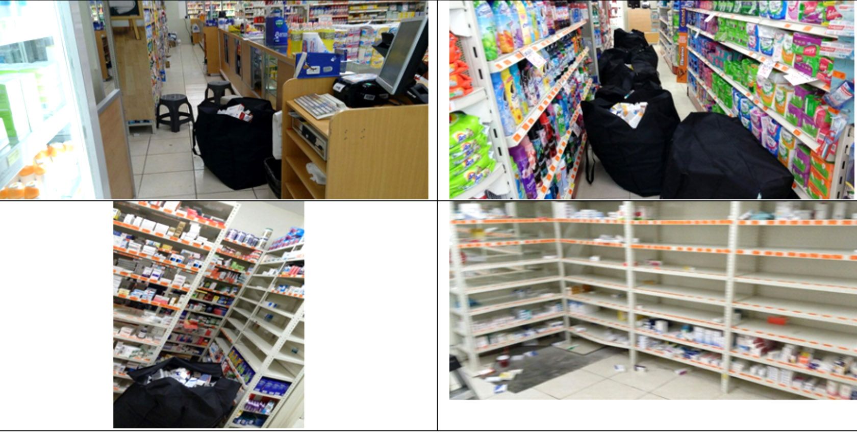 Video: policías detienen a presuntos asaltantes de farmacia