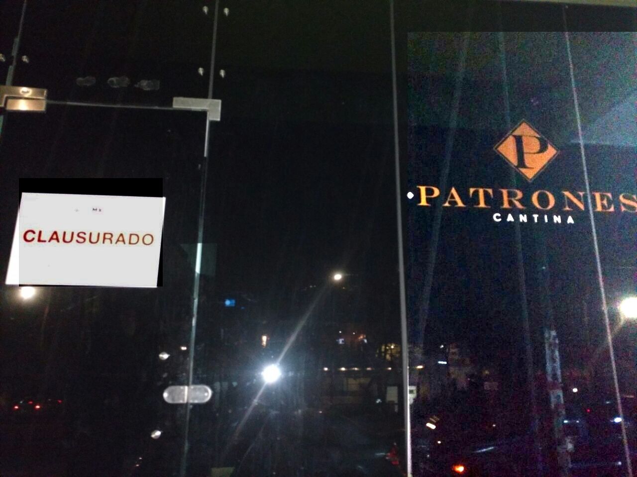 Mala Copa clausura un negocio y suspende tres - Cantina-Patrones