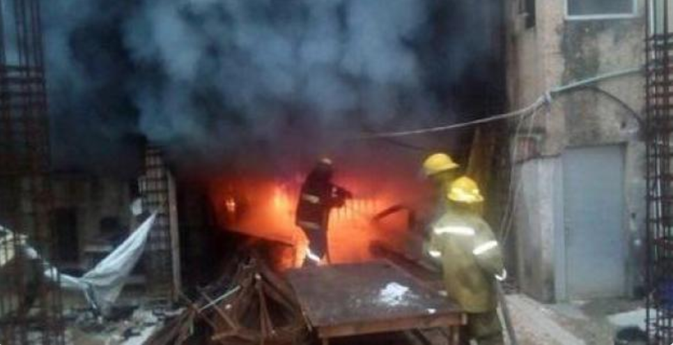 Incendio en oficinas del Palacio Municipal de Minatitlán