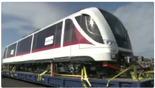 Llega a México primer tren de Línea 3 de Guadalajara