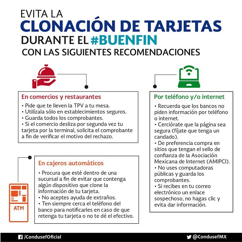Cómo evitar la clonación de tarjetas durante 'El Buen Fin' - CxWYibZWQAAoBGQ