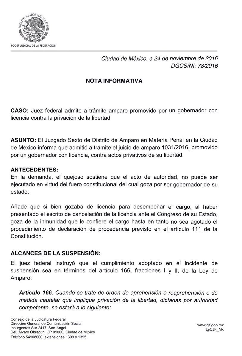 Duarte sí puede ser detenido: Juez - CyECpWMUQAAVWP6