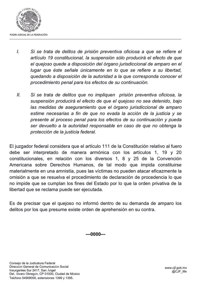 Duarte sí puede ser detenido: Juez - CyECpWUUUAEORI8