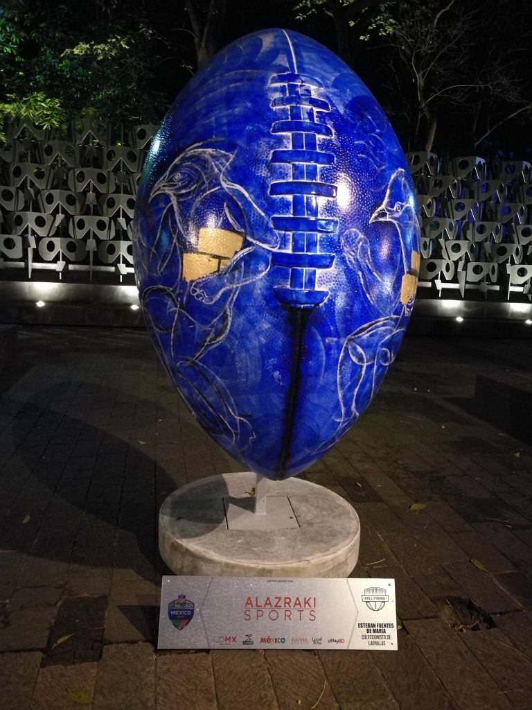 Galería: cascos de la NFL diseñados por artistas mexicanos decoran Reforma - IMG_20161118_185805-768x1024