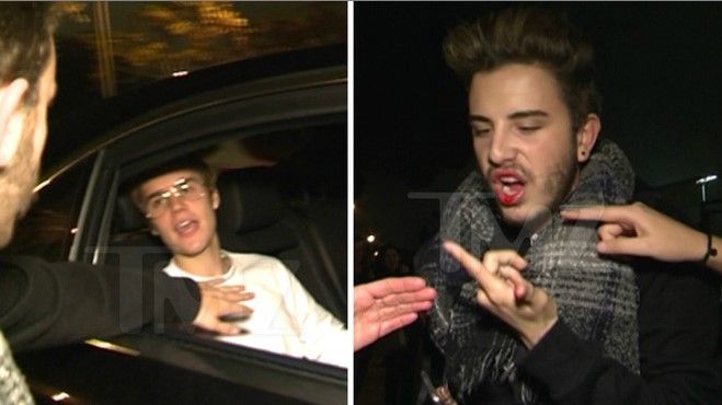 Justin Bieber golpea a un fan en Barcelona