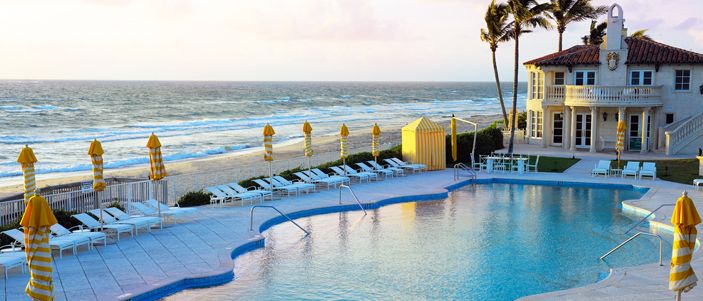 Así es la impresionante mansión de Donald Trump en Florida - Mar-a-Lago-Club-alberca