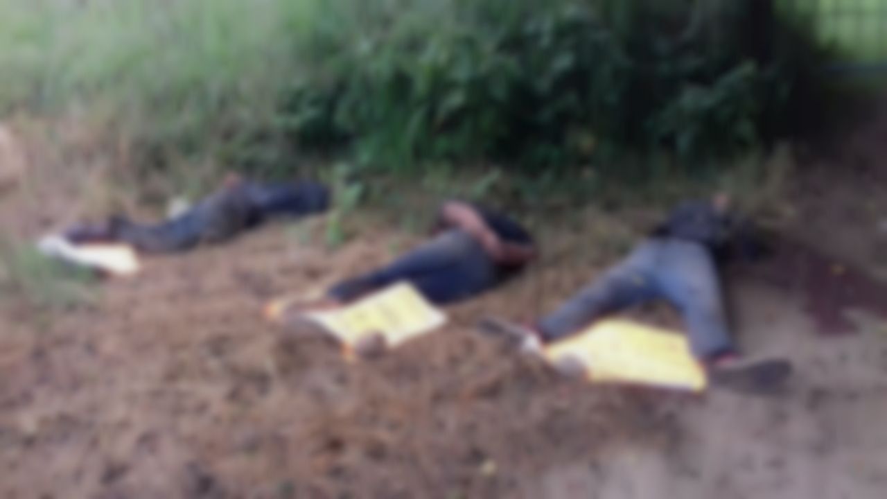 Localizan a 3 hombres con el tiro de gracia en Petatlán