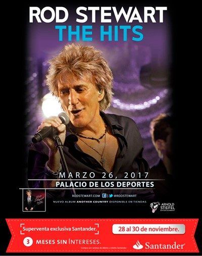 Confirman concierto de Rod Stewart en México - Rod-Stewart-poster-e1479841850620
