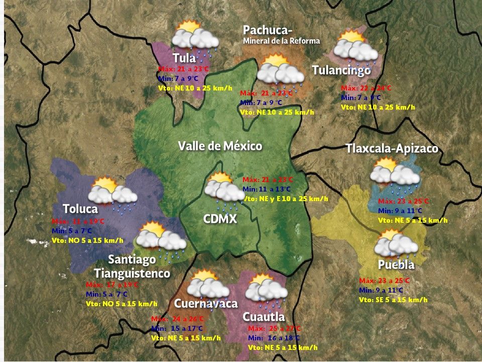 Frente frío 6 generará tormentas fuertes en el norte de México - VDM-0811