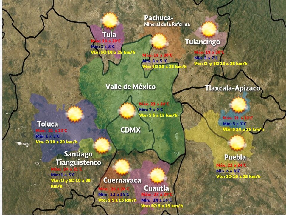 Continuarán las bajas temperaturas en el norte del país - VDM